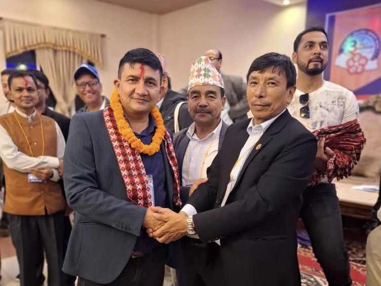 पोखरामा अमृत घिमिरे गण्डकी प्रदेश अध्यक्ष चयन