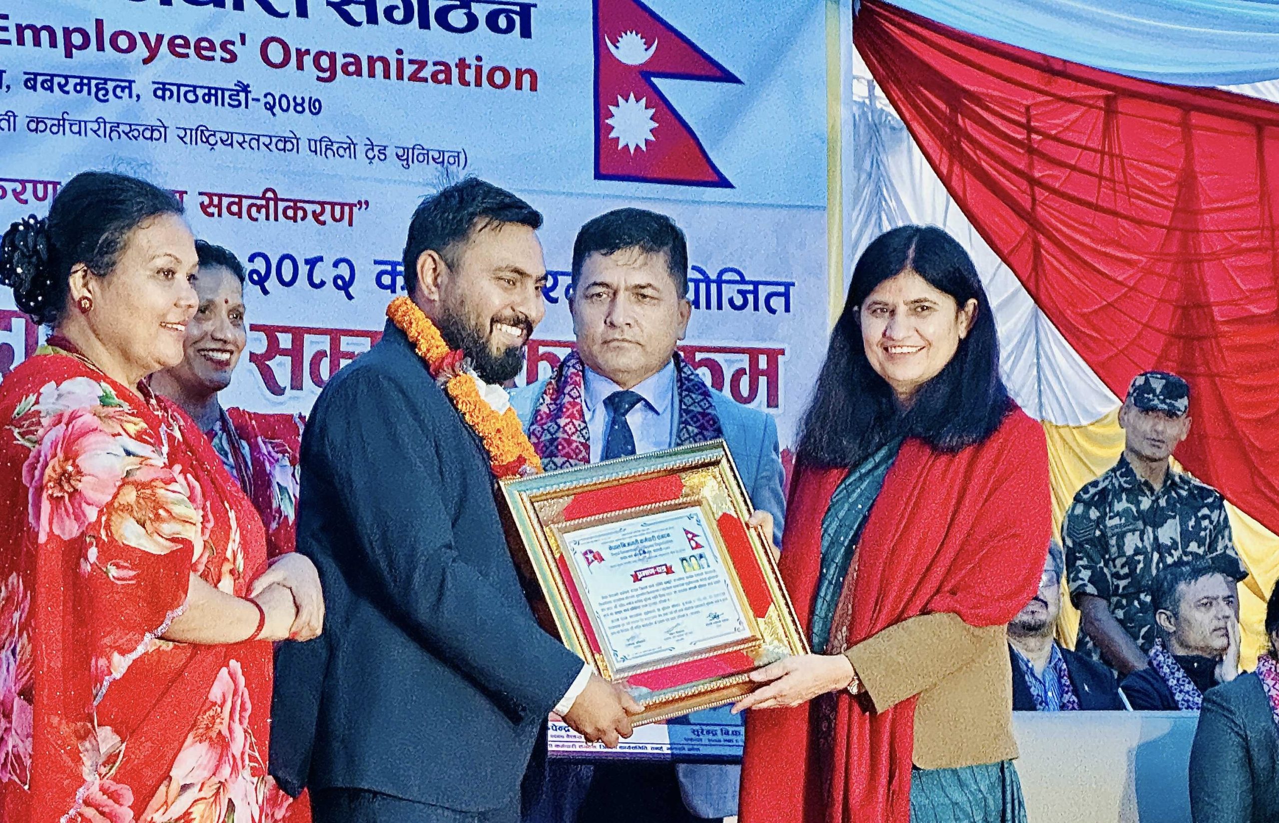 त्रिपाठी नेतृत्वमा तनहुँ संगठन गण्डकी प्रदेशकै सर्वोत्कृष्ट