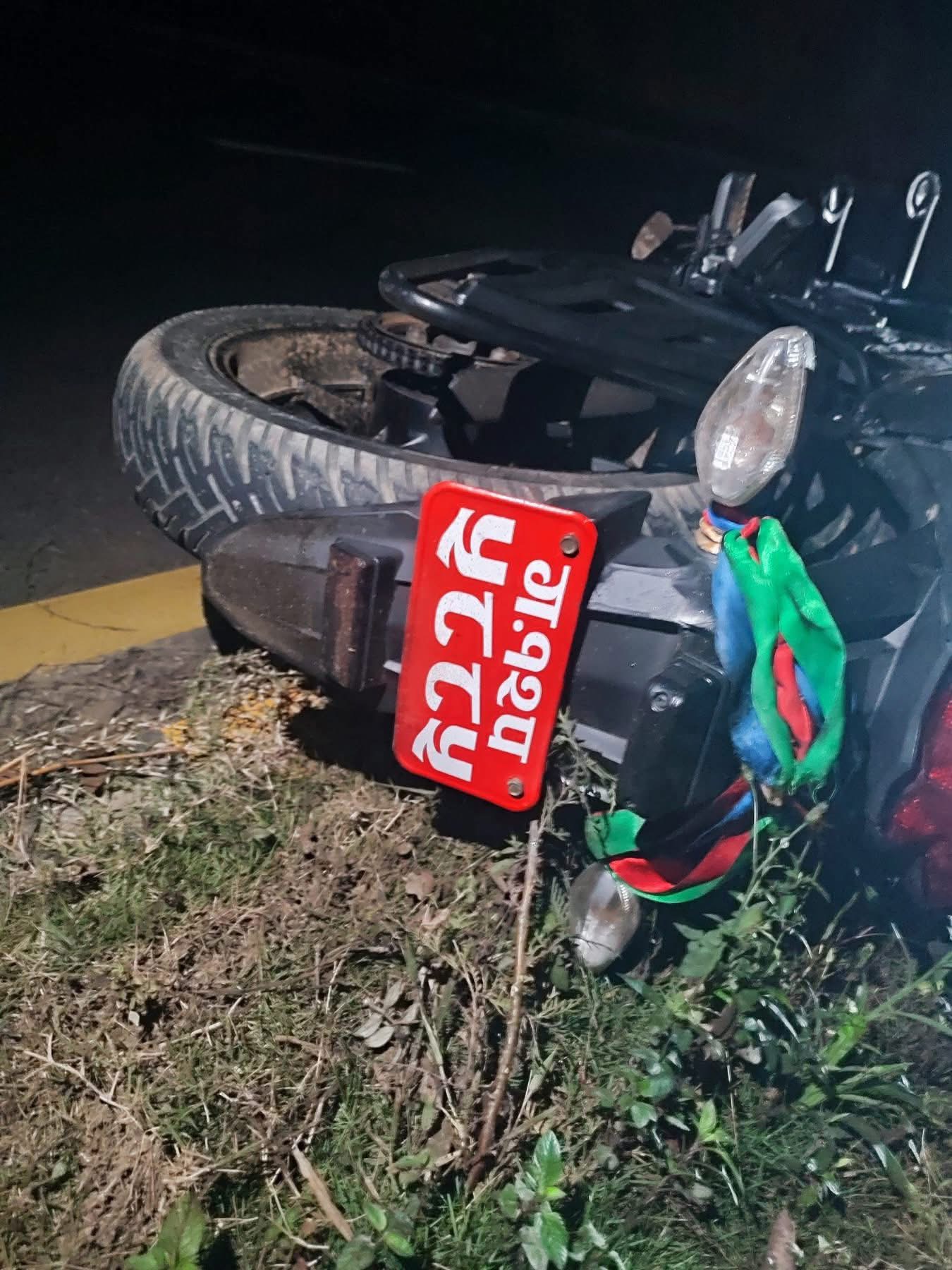 तनहुँको विमलनगरमा सडक दुर्घटना, एक जना अचेत