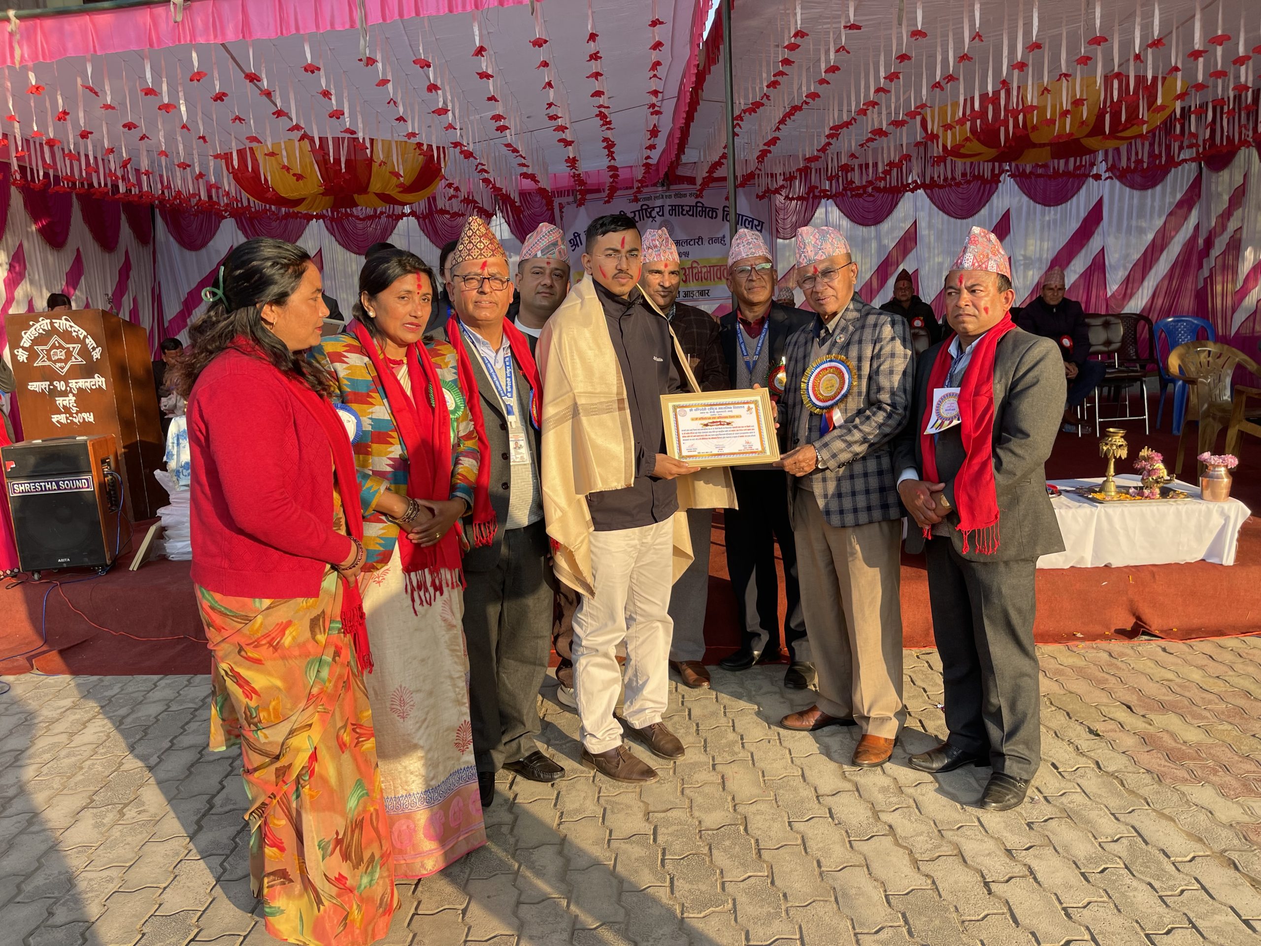 चण्डिदेवी माविको वार्षिकोत्सवमा शिक्षक, विद्यार्थी र अभिभावक सम्मानित