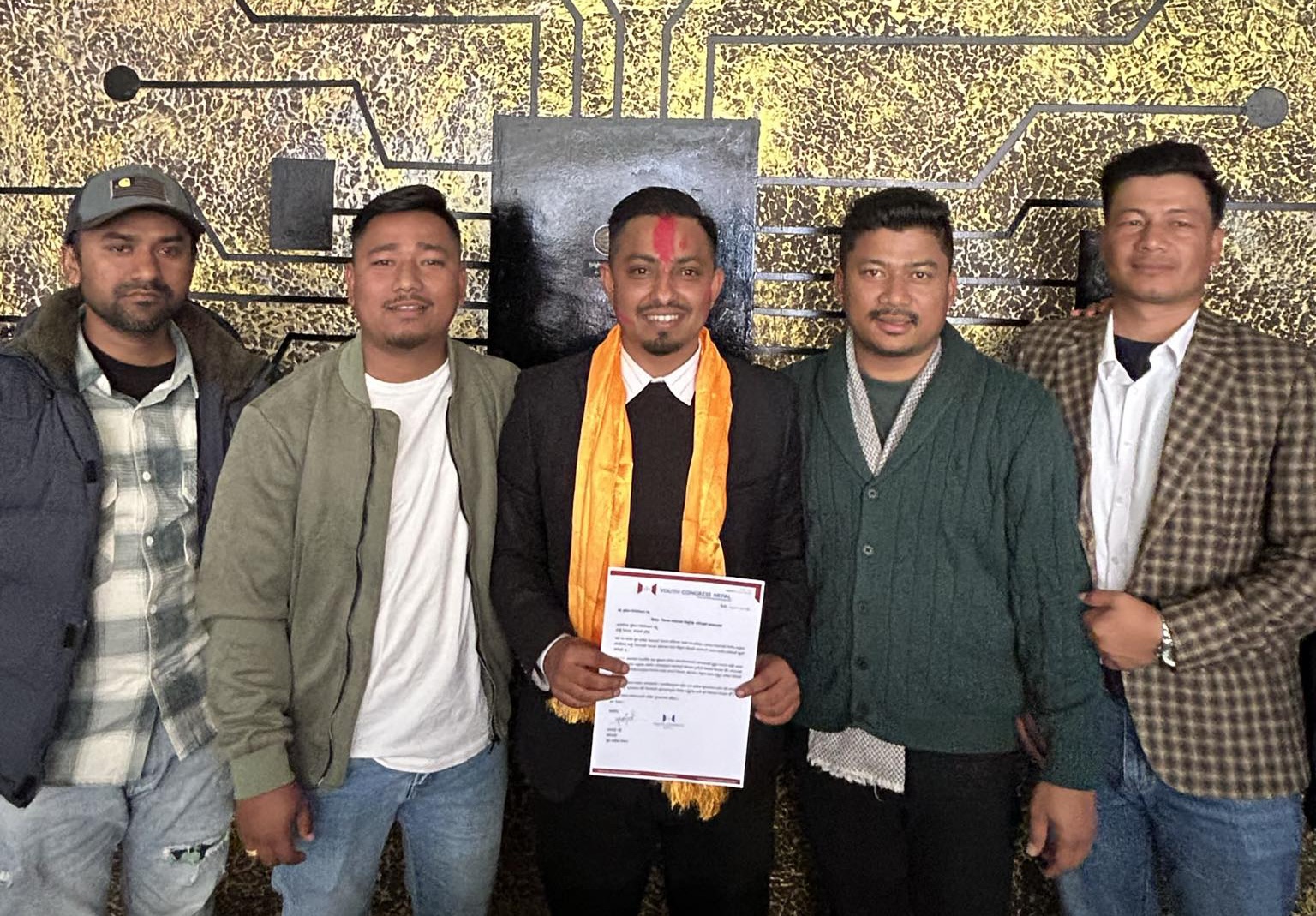 युथ कांग्रेस तनहुँको संयोजकमा सुनिल तिमिल्सिना नियुक्त