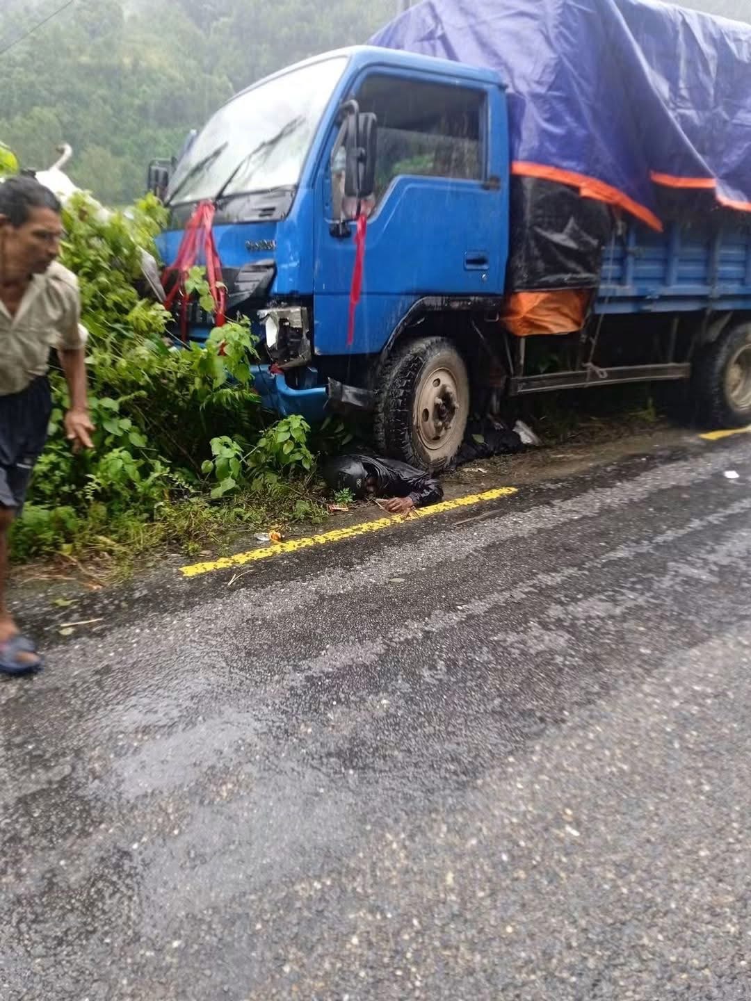 सिरानचोक–७ अर्कलमा फोरह्विलको ठक्करबाट एक जनाको मृत्यु